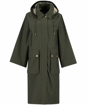 Maude waterproof coat in olive