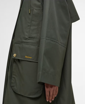 Maude waterproof coat in olive