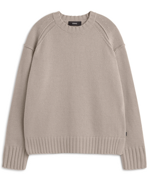 Mocan knit in oat melange