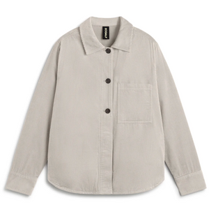 Cotana cord overshirt in oat