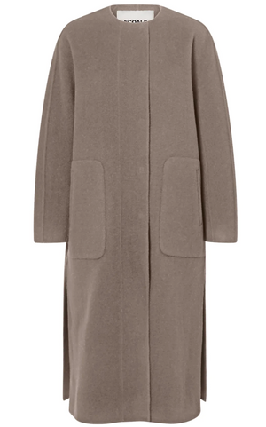 Heng coat in toast Melange
