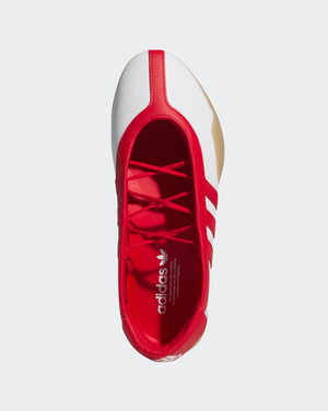 Taekwondo ballet shoes in white and red