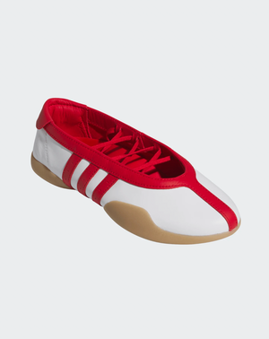 Taekwondo ballet shoes in white and red