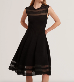 Suusaan skater dress in black