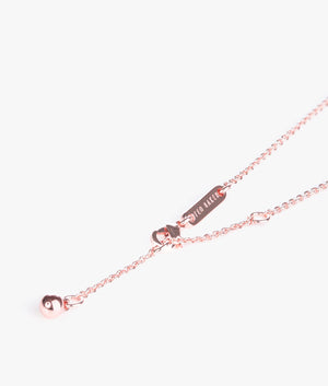 Talula twinkle bow pendant in rose gold