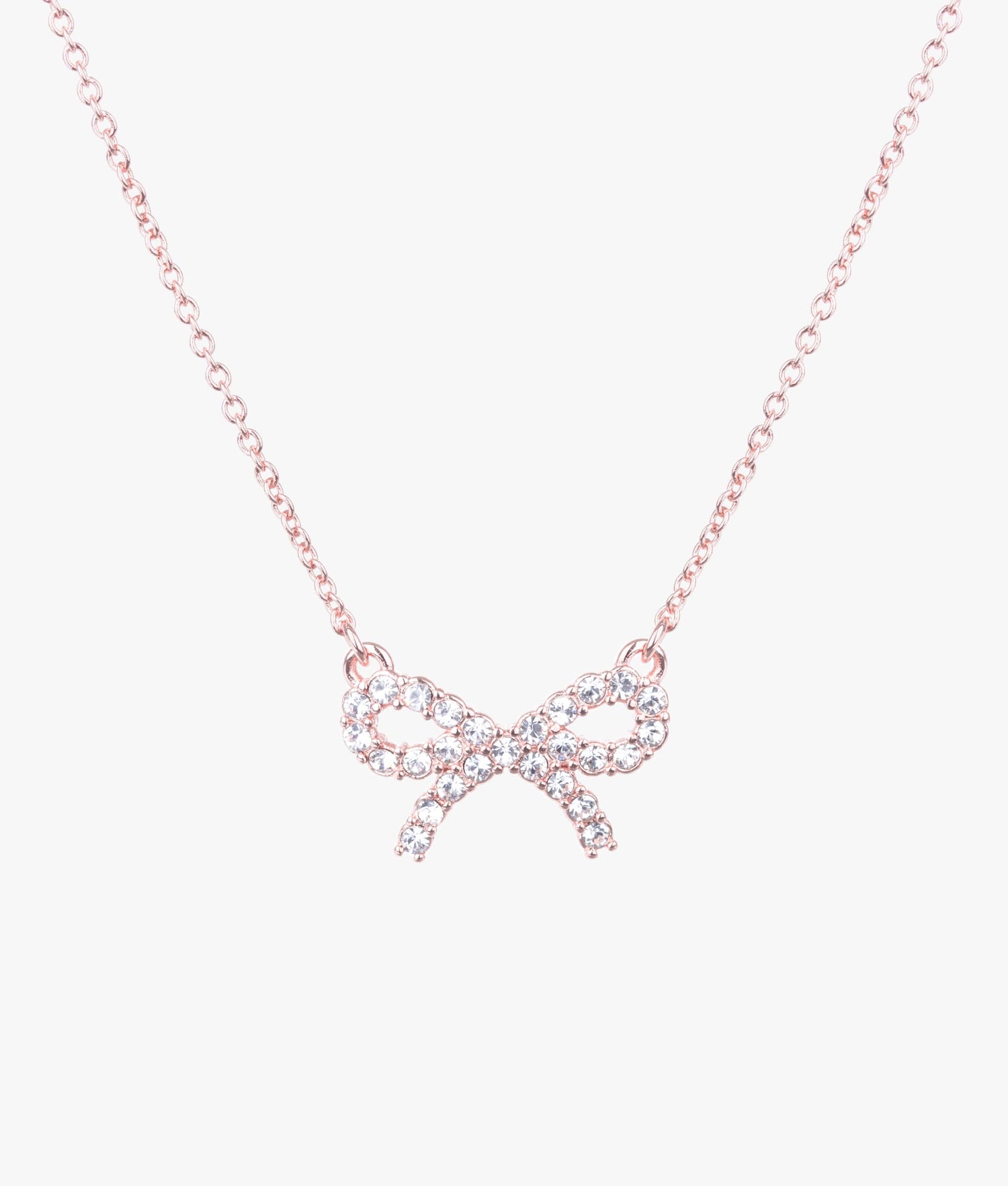 Ted Baker Ciondolo A Barretta Sparkle - Tonalità Oro Rosa Con Cristalli - Collana Con Catena Regolabile - Regalo Di Lusso