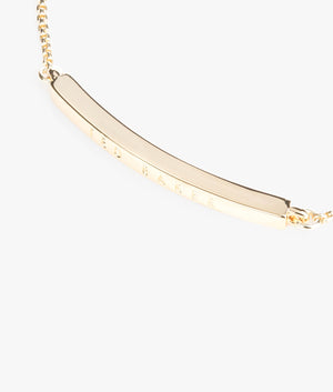 Breena baker bar drawstring bracelet in gold