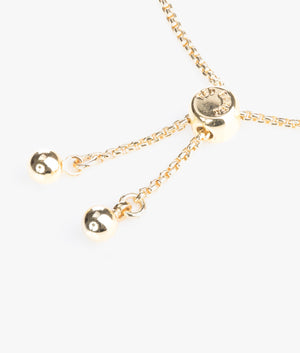 Breena baker bar drawstring bracelet in gold