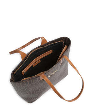 Regina Re shopper in moro and naturale
