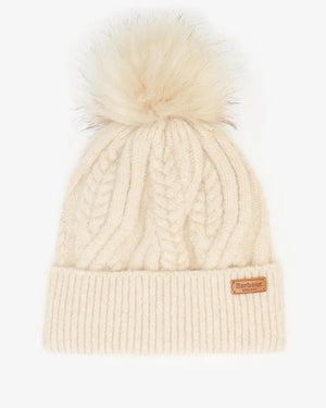 Elsdon beanie in eggshell