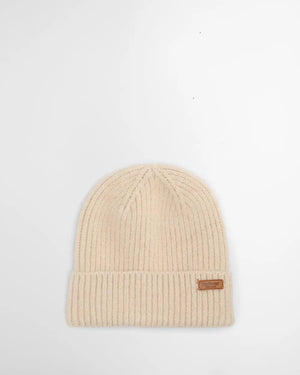 Pendle beanie and blair scarf set in hessian