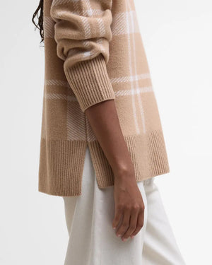 Harriet knitted jumper in pale camel