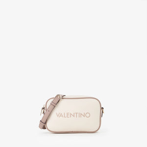 Wilk camera bag in ecru and taupe