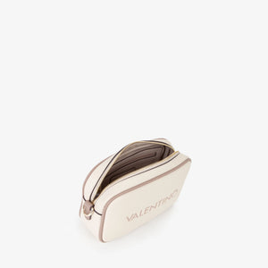 Wilk camera bag in ecru and taupe