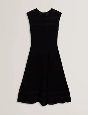 Suusaan skater dress in black