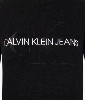 Monogram lofty sweat in black