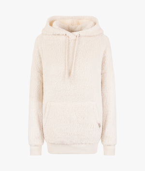 Loyra sherpa hoodie in cream