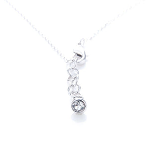 Hara Heart Necklace in silver