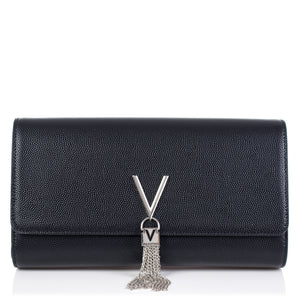 Divina large clutch in black