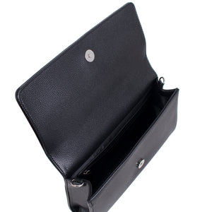 Divina large clutch in black