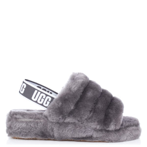 Fluff yeah logo slide in charcoal