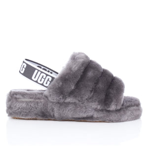 Fluff yeah logo slide in charcoal