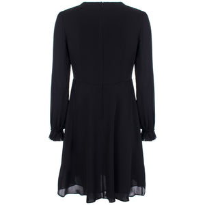 Pleated Dress in Black