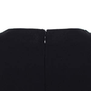 Pleated Dress in Black