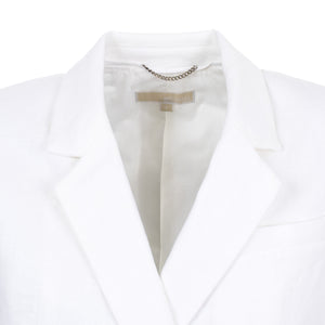 Tie front blazer