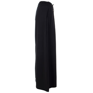 Wide leg pant in black