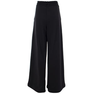 Wide leg pant in black