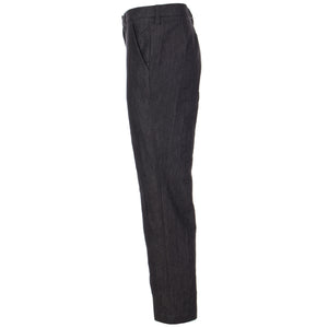 Crinkle trousers in black