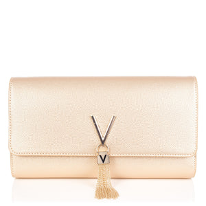 Divina Large Clutch in gold