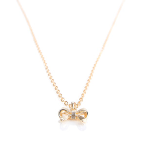 Petrae petite bow pendant