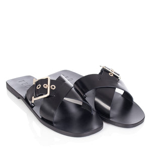 Joseei buckle detail flat sandal