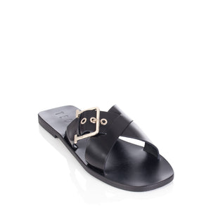 Joseei buckle detail flat sandal