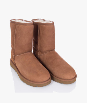 Classic Short Boots in chestnut
