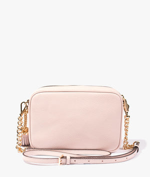 Jet set camera bag in soft pink