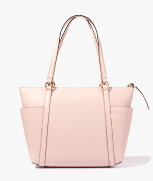 Sullivan medium top zip tote in soft pink