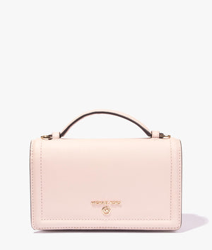 Jet set charm phone crossbody in soft pink