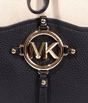 Amy drawstring shoulder bag.