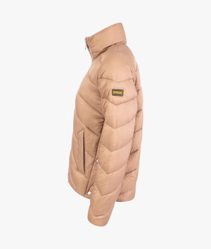 Nola quilted jacket in almond