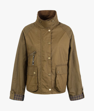 Lucille wax jacket in sand