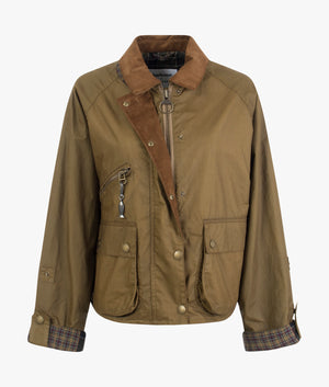 Lucille wax jacket in sand
