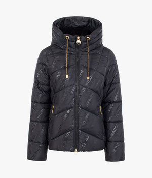 Valle quilt in black