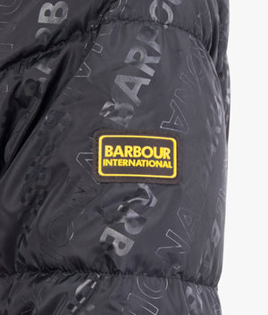 Valle quilt in black