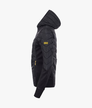Allen quilted sweat in black