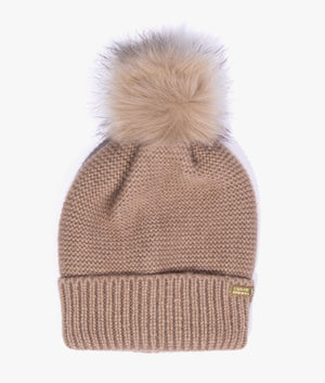 Victory beanie & scarf set in honey