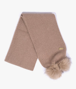 Victory beanie & scarf set in honey