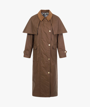 Elizabeth wax in tan
